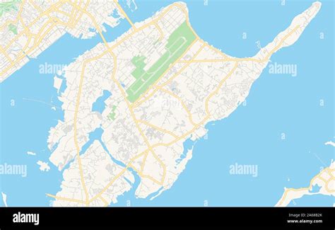 Detailed Road Map of Lapu.